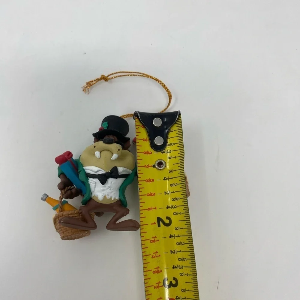 Vintage Looney Tunes Taz Christmas Ornament